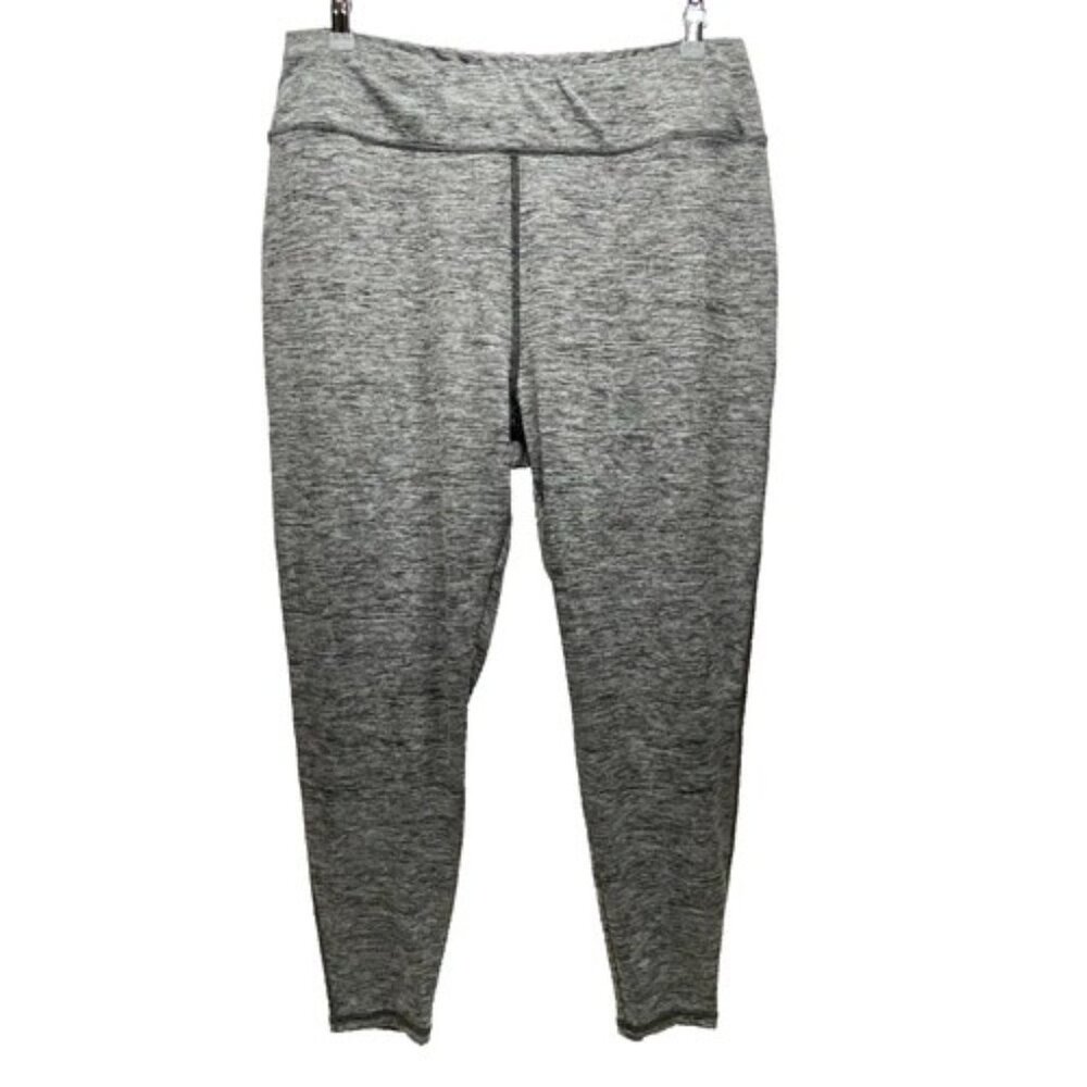 ASOS Curve 4505 Ankle Legging Women's 18 Electric Black Heather Cropped Hi Waist